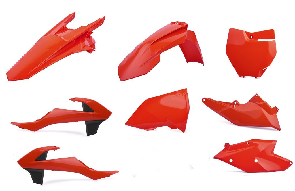 P90824 Kit plastiche KTM Arancione fluo
