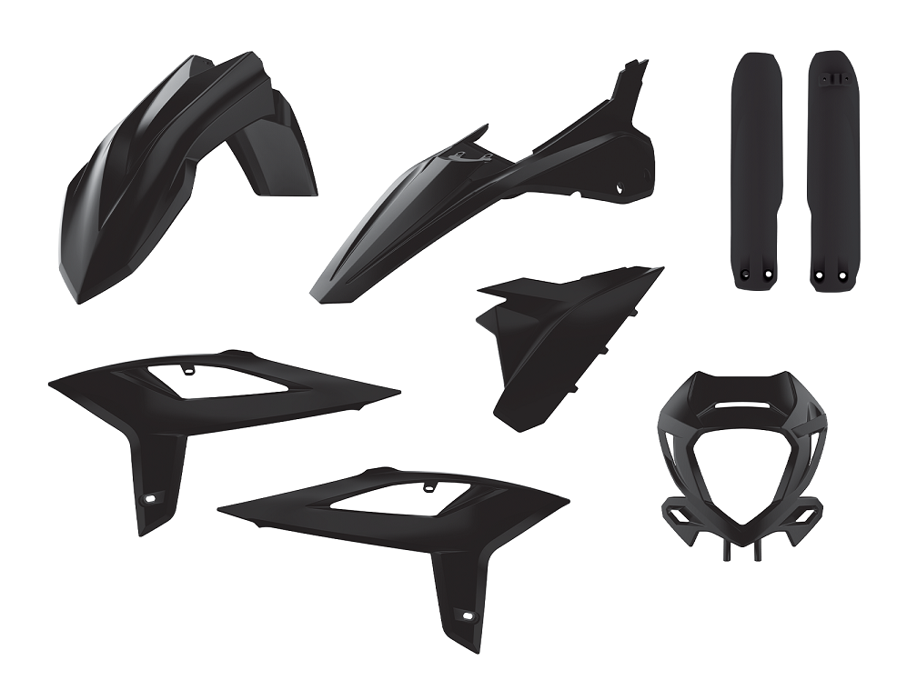 P90930 Kit plastiche BETA Nero