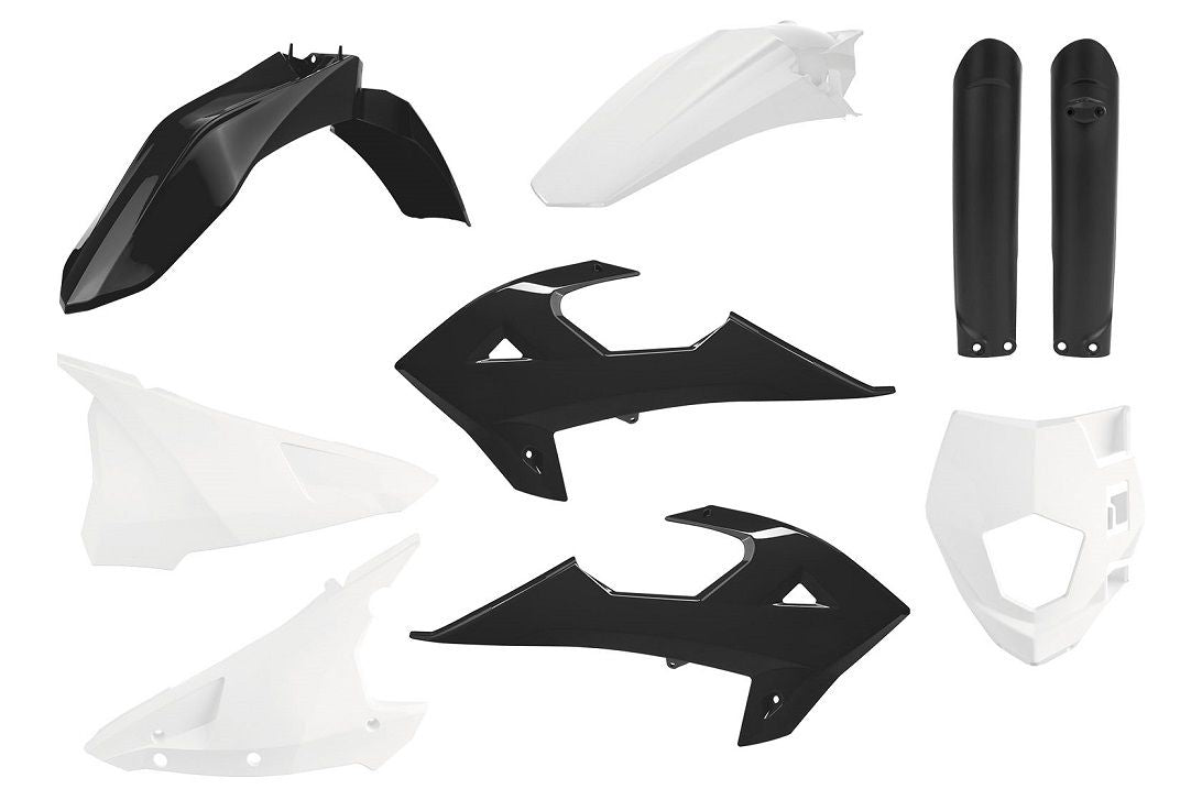 P91037 Kit plastiche GASGAS RIEJU Nero/Bianco