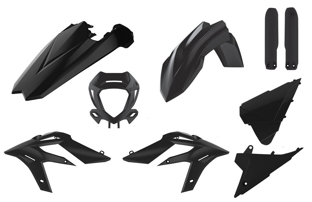 P91060 Kit plastiche BETA Nero