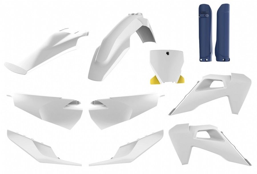 P91098 Kit plastiche HUSQVARNA Bianco20/Blu HVA