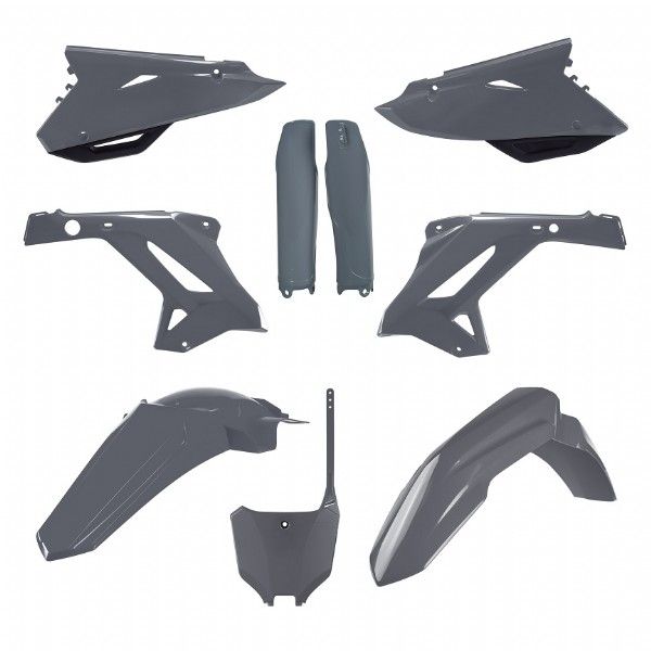 P91312 Kit plastiche restyling CR 125/250 02-07 Nardo grey CRF22 style
