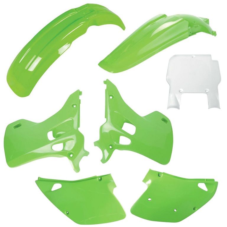 P91337 Kit plastiche KAWASAKI Verde/Bianco
