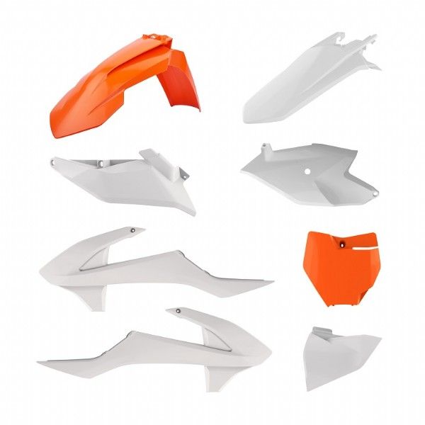 P91369 Kit plastiche KTM Arancione16/Bianco