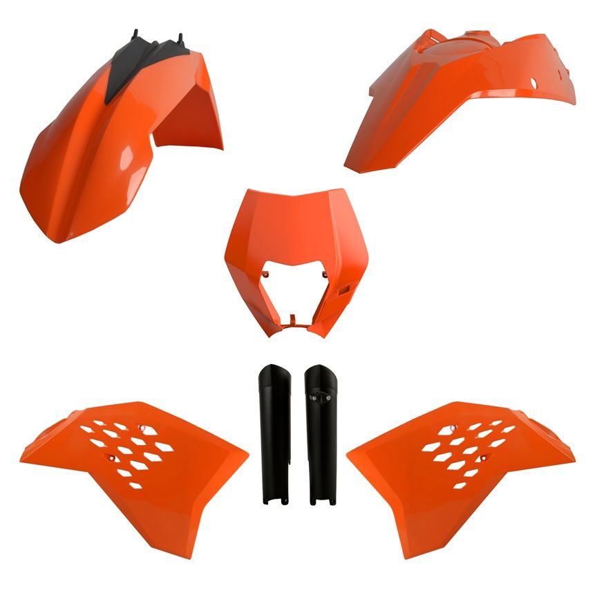 P91459 Kit plastiche KTM Arancione/Nero
