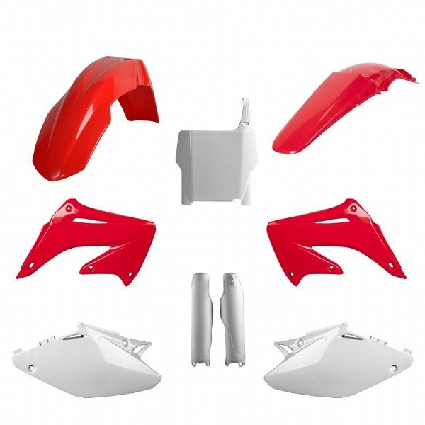 P91512 Kit plastiche HONDA Rosso cr04/Bianco