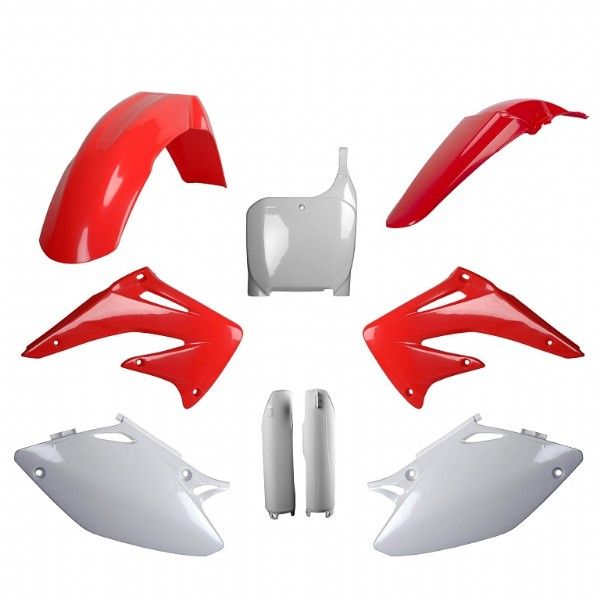 P91539 Kit plastiche HONDA Rosso cr04/Bianco