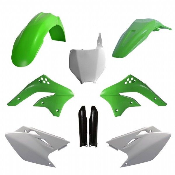 P91565 Kit plastiche KAWASAKI Verde05/Bianco