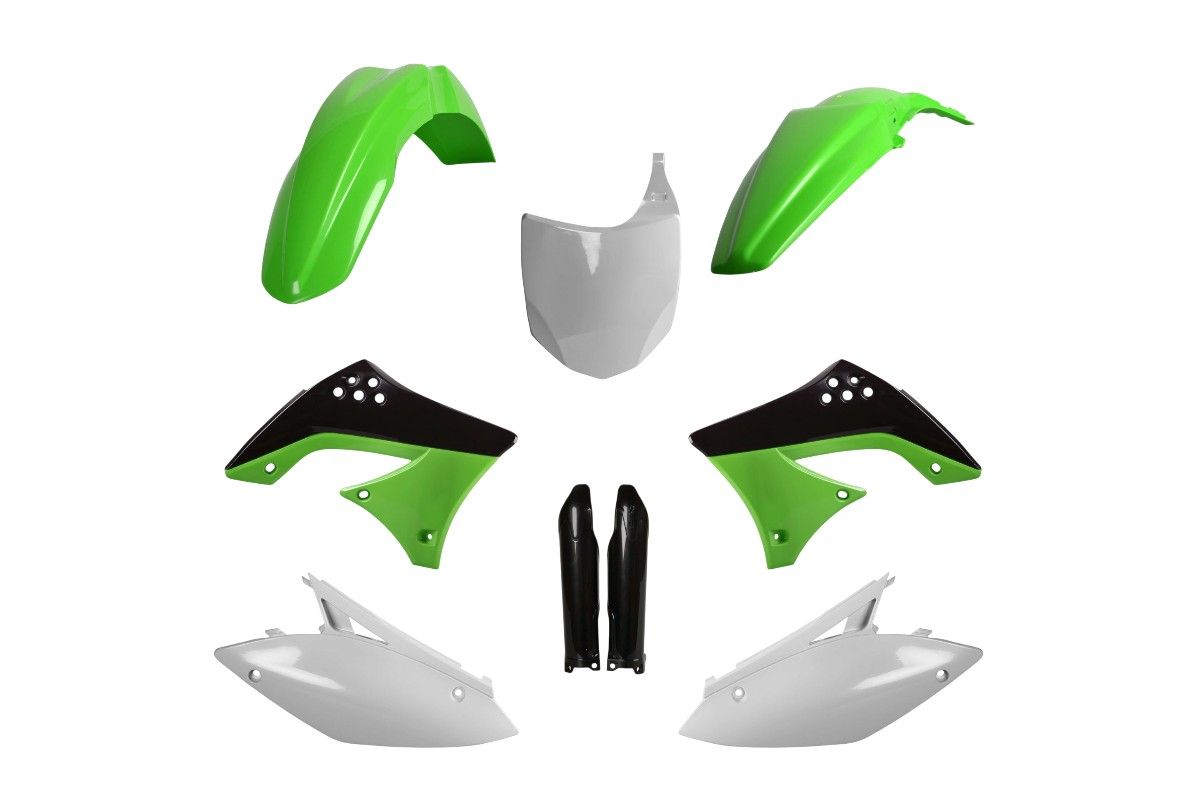 P91566 Kit plastiche KAWASAKI Verde05/Bianco