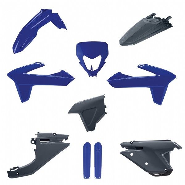 P91593 Kit plastiche SHERCO Blu/Nardo grey