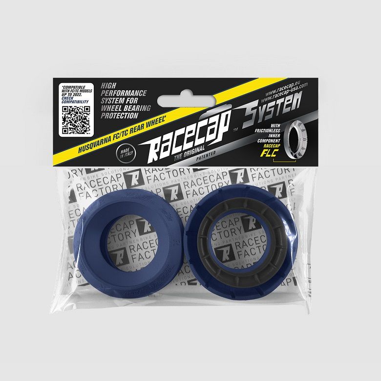 RCF104B RACECAP System HUSQVARNA posteriore blu