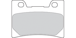 RDP415 Pastiglie freno anteriori DP BRAKES X-Race