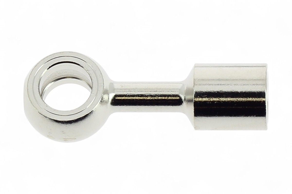 RTF054 Riduzione occhiello diritto femmina M10x1 in metallo