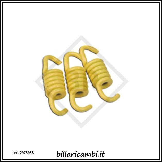 297393b 3 clutch springs d.2 yellow racing