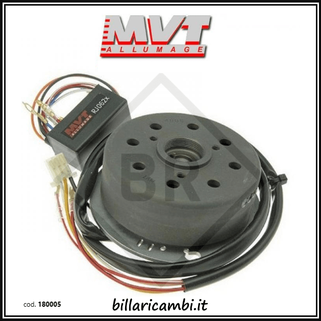 180005 ignition stator flywheel mvt minarelli vertical 2t 50cc cc - (ext 106) with millennium lights