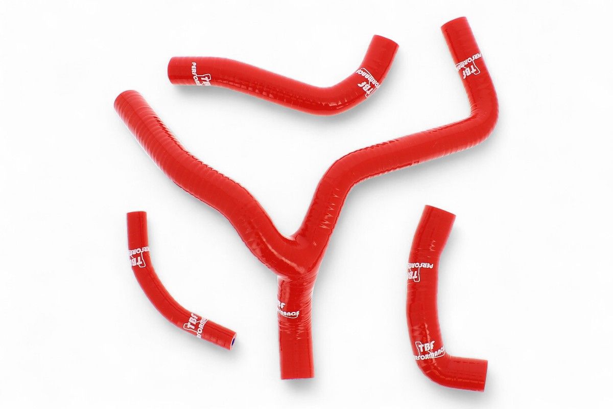 TB37128R Manicotti radiatore TBF - RMZ 250 13-18 rosso