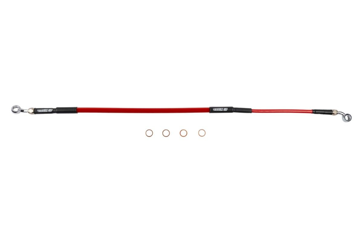 TFH22023R Tubo freno posteriore VENHILL - HONDA rosso