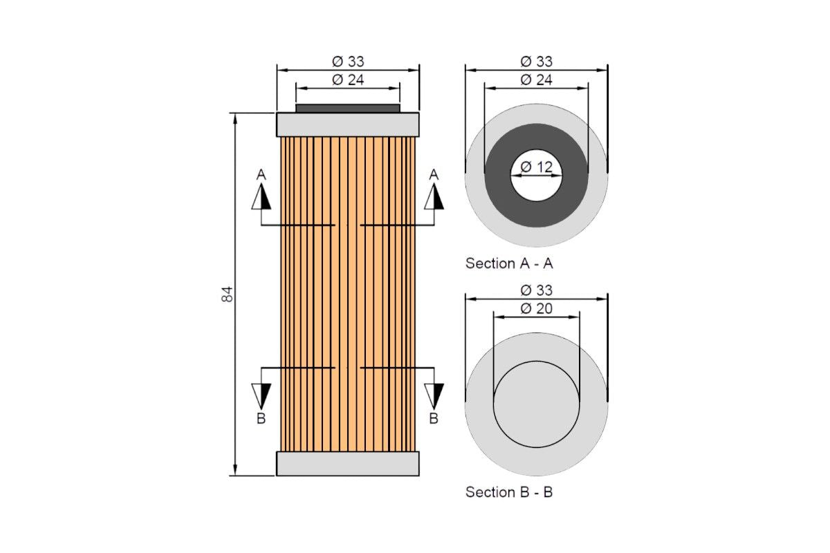 TW140019 Filtro olio TWIN AIR - GASGAS HUSQVARNA KTM