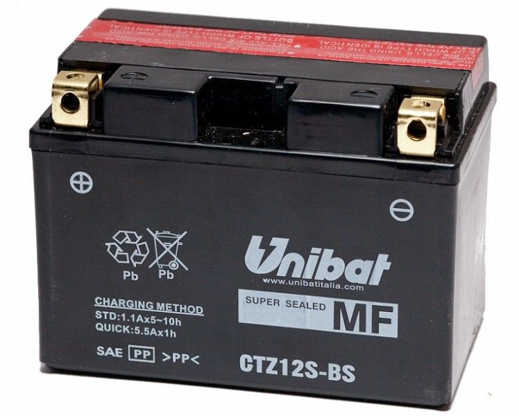 UB014MF Batteria UNIBAT MF CTZ12S-BS / YTZ12-S