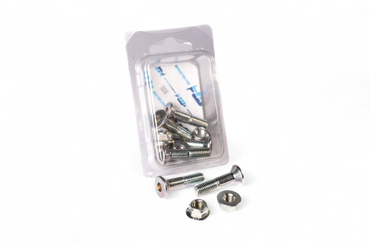 VT2100 Viti per corona a testa conica M8 x 30mm (sottotesta) e dado (6 pezzi)