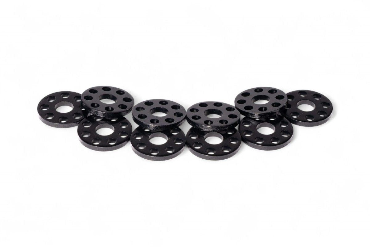 VT2105N Ranelle alleggerite - Øinterno 6mm - Øesterno 18mm - Nero (10 pezzi)