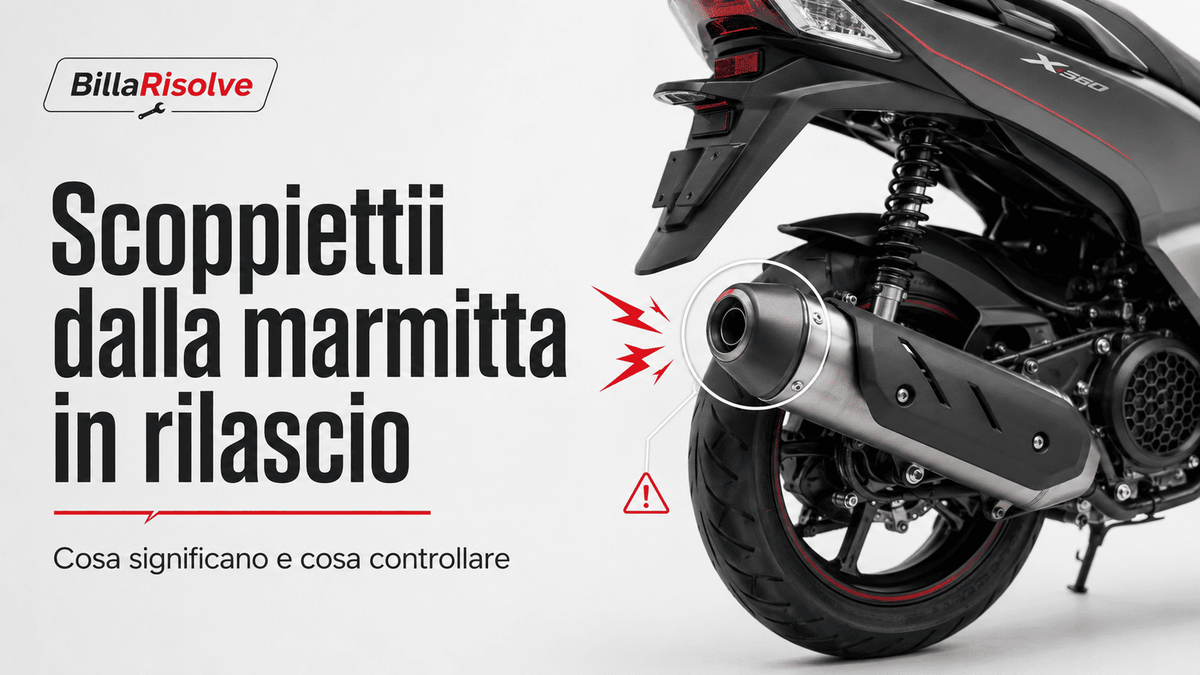 Scoppiettii dalla marmitta in rilascio: cosa significano e cosa controllare