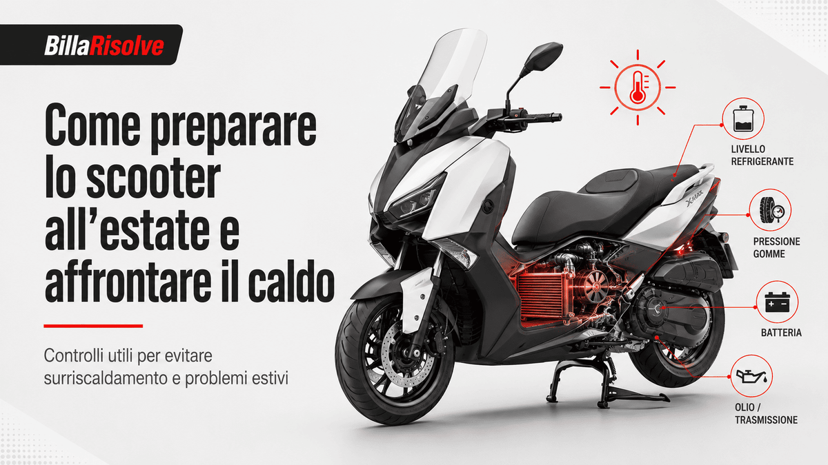 Come preparare lo scooter all’estate e affrontare il caldo
