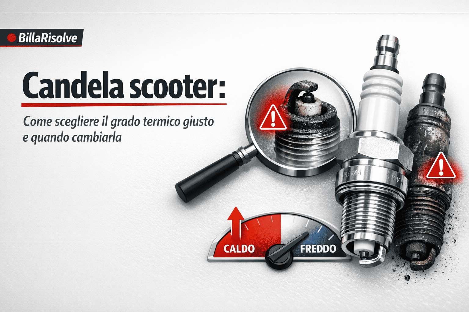 Candela scooter: come scegliere il grado termico giusto e quando cambiarla