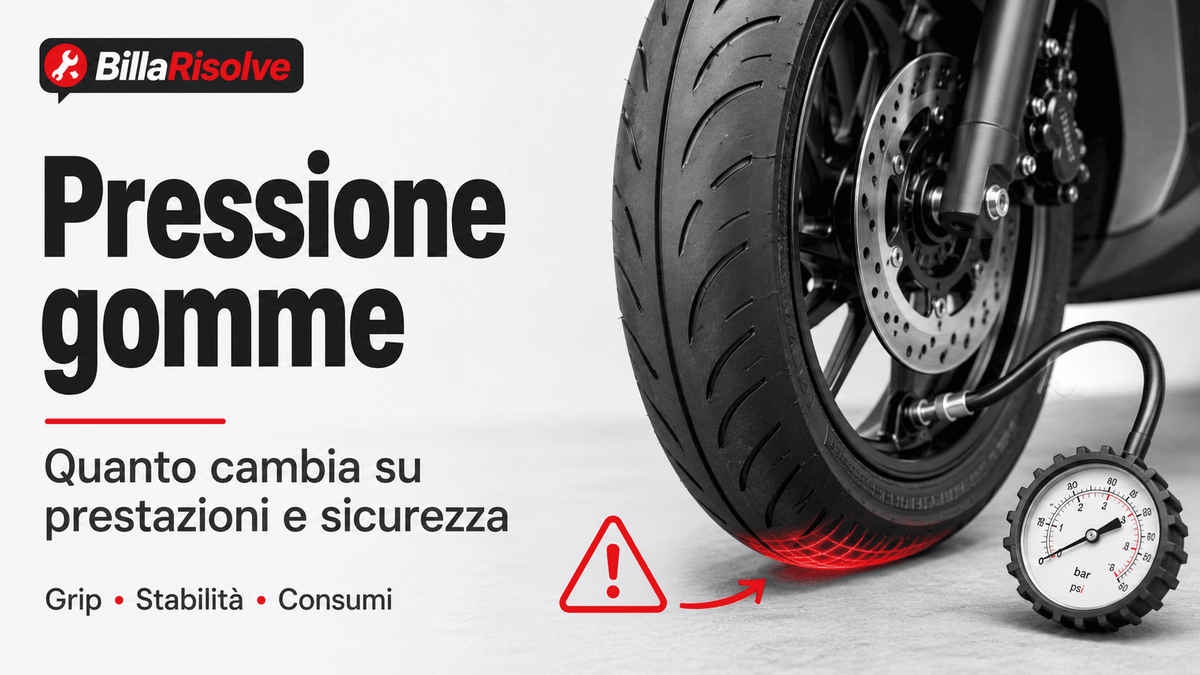 Pressione gomme moto e scooter: quanto cambia su prestazioni e sicurezza