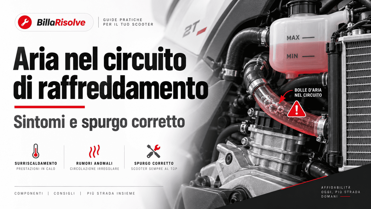 Aria nel circuito di raffreddamento: sintomi e spurgo corretto