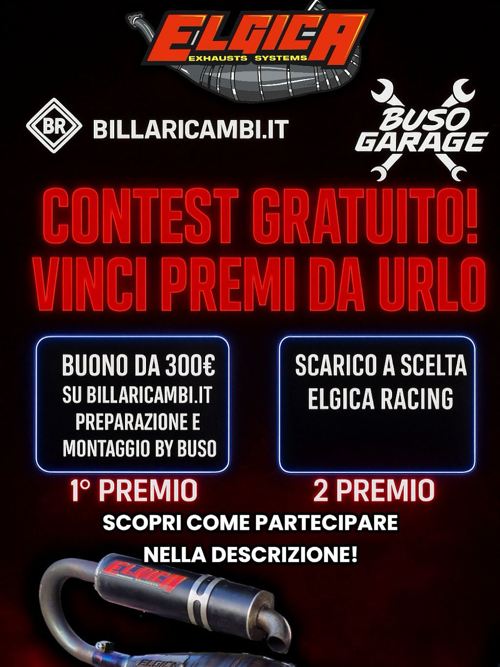Contest Instagram Billaricambi: quasi €1.000 in premi (scade 1/11, 23:59)