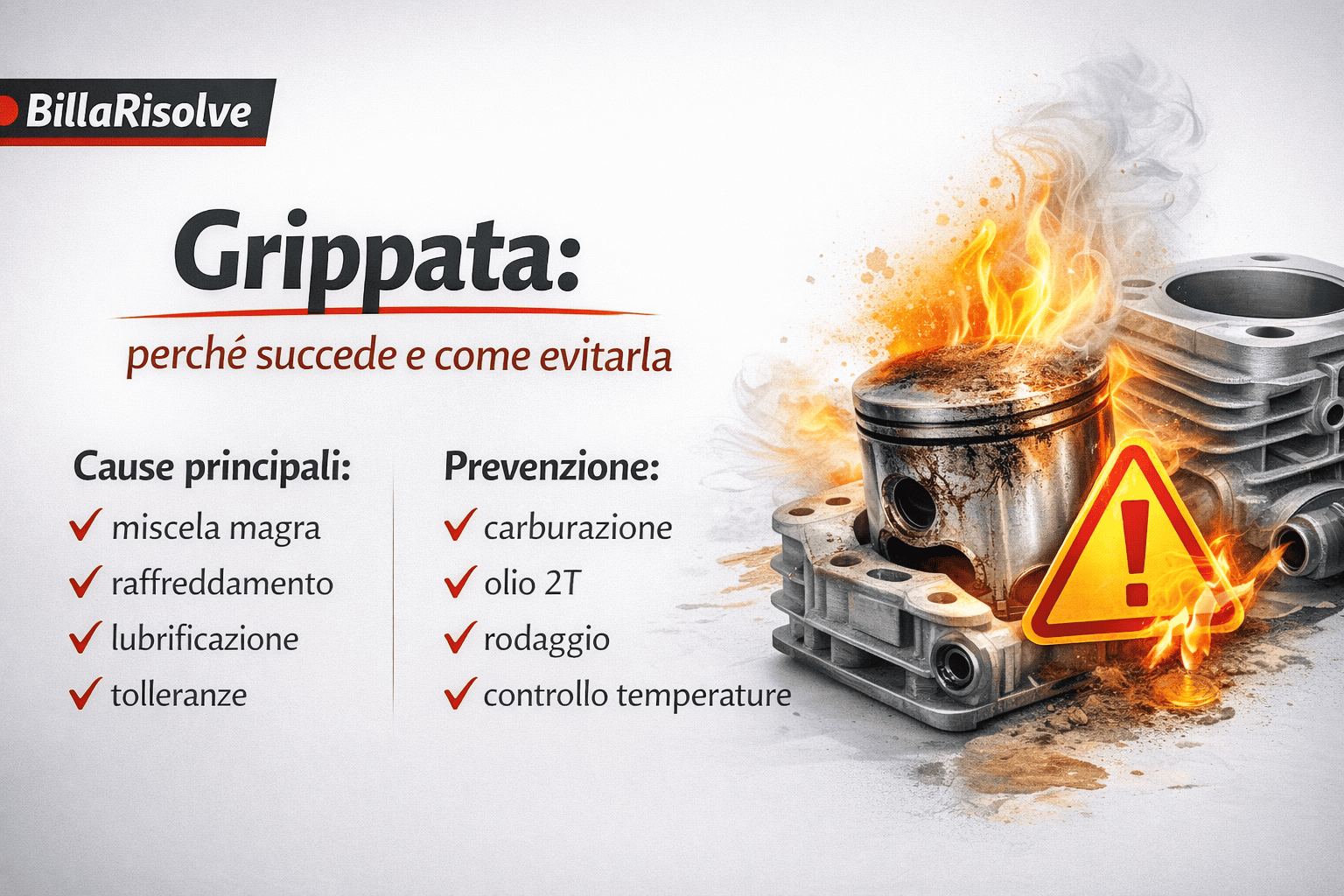 Grippata scooter e moto: cause più comuni, sintomi e come evitarla