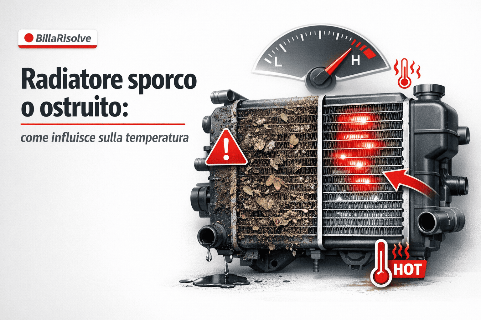 Radiatore sporco o ostruito: come influisce sulla temperatura