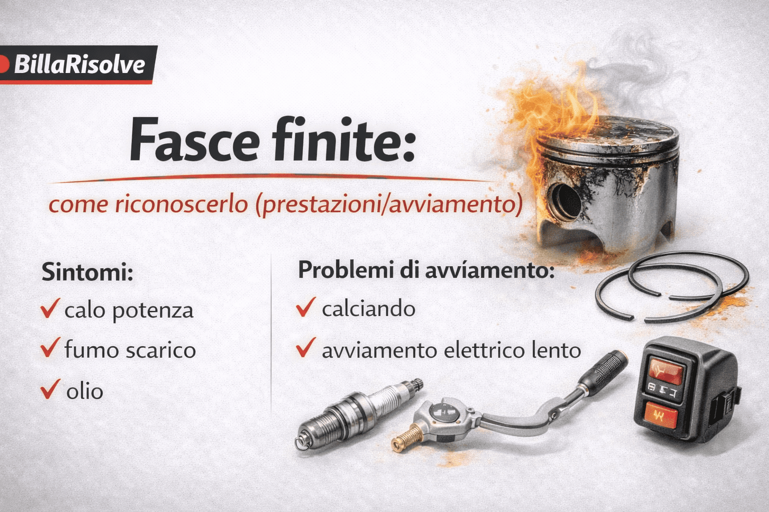 Fasce elastiche usurate: come riconoscerle da avviamento e calo prestazioni