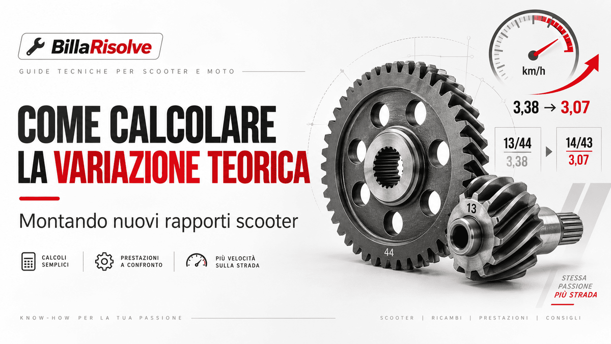 Come calcolare la variazione teorica montando nuovi rapporti