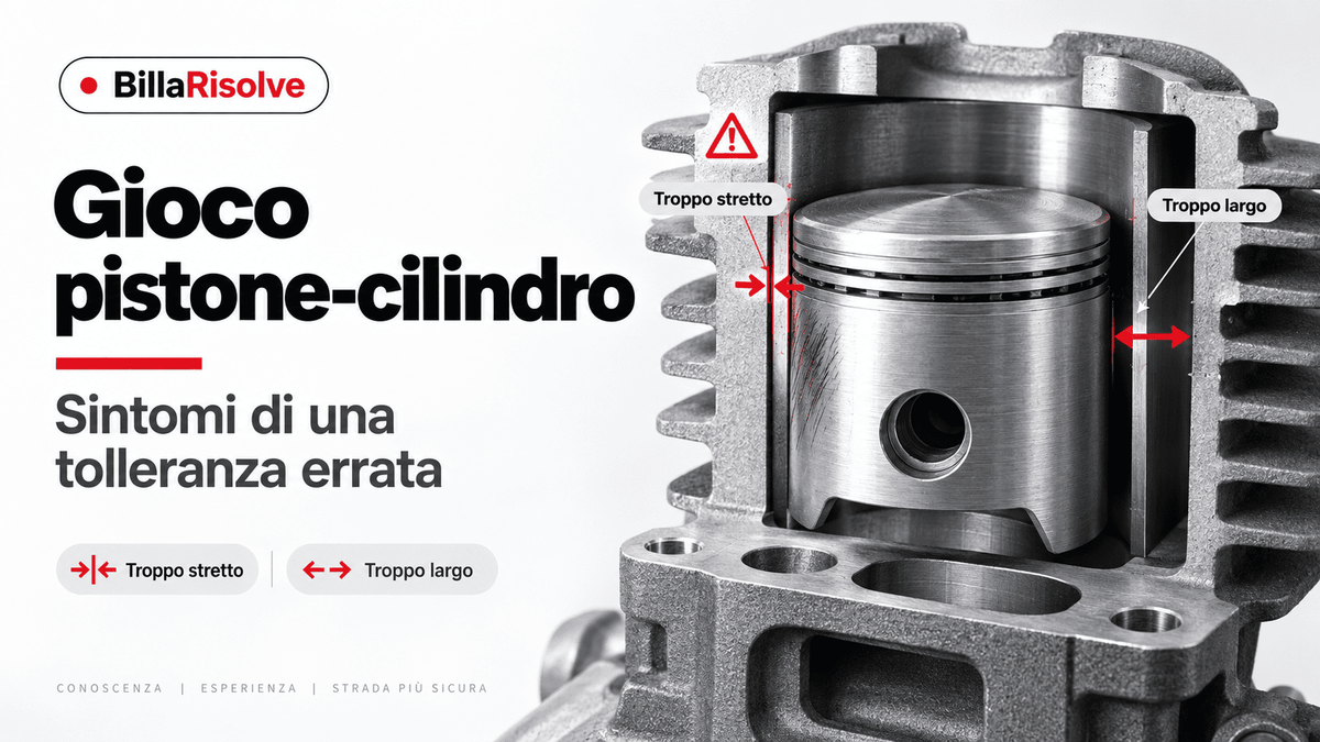 Gioco pistone-cilindro: sintomi di una tolleranza errata