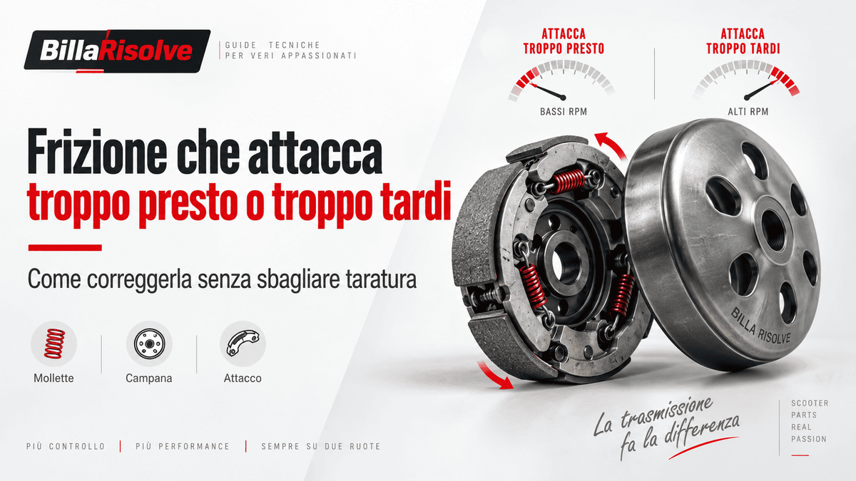 Frizione che attacca troppo presto o troppo tardi: come correggerla