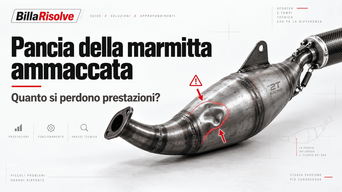 Pancia della marmitta ammaccata: quante prestazioni perdi davvero?