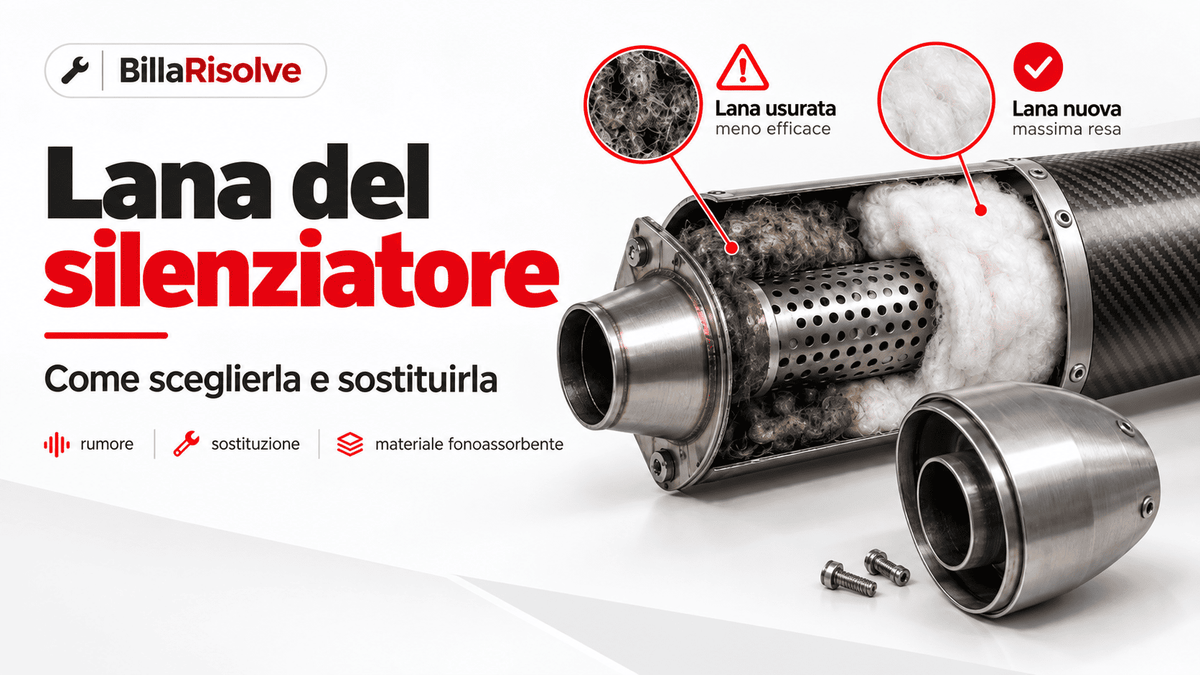 Lana di roccia del silenziatore: come sceglierla e sostituirla