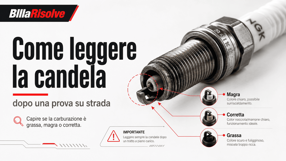 Come leggere la candela dopo una prova su strada: guida pratica