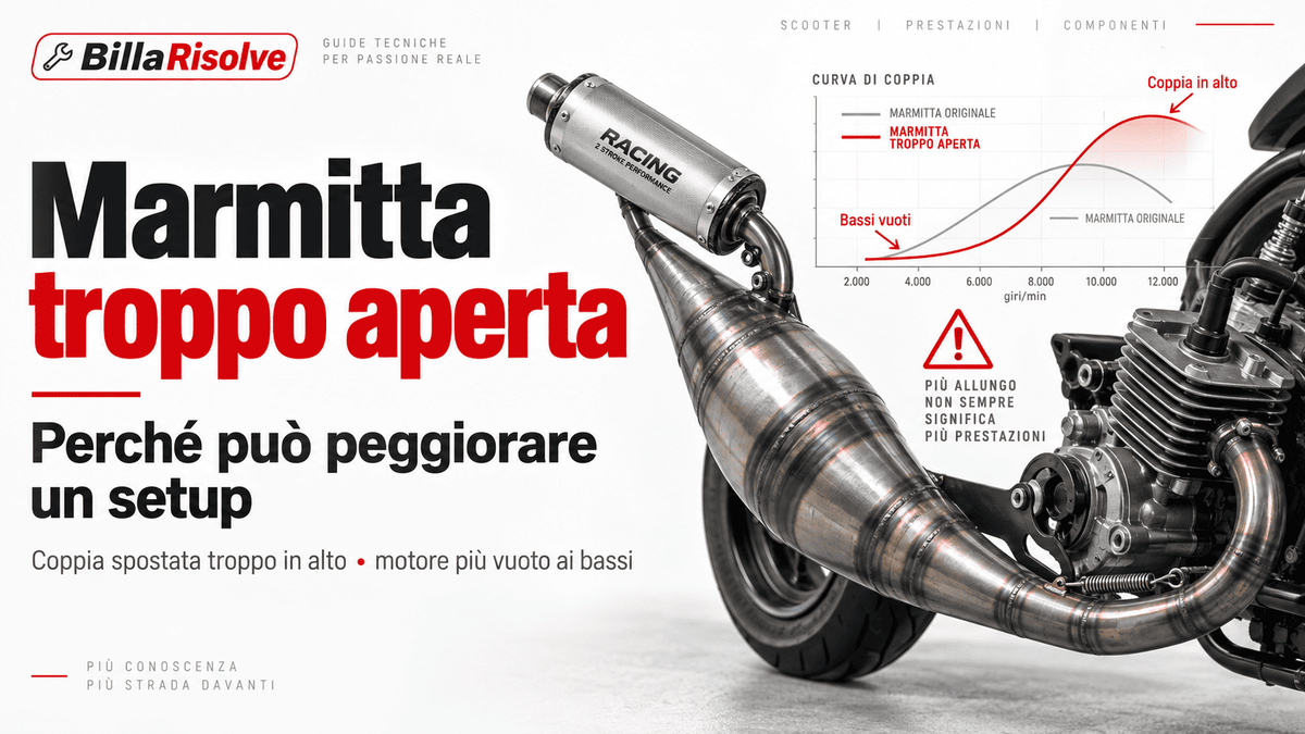 Marmitta troppo aperta: perché può peggiorare un setup 2T
