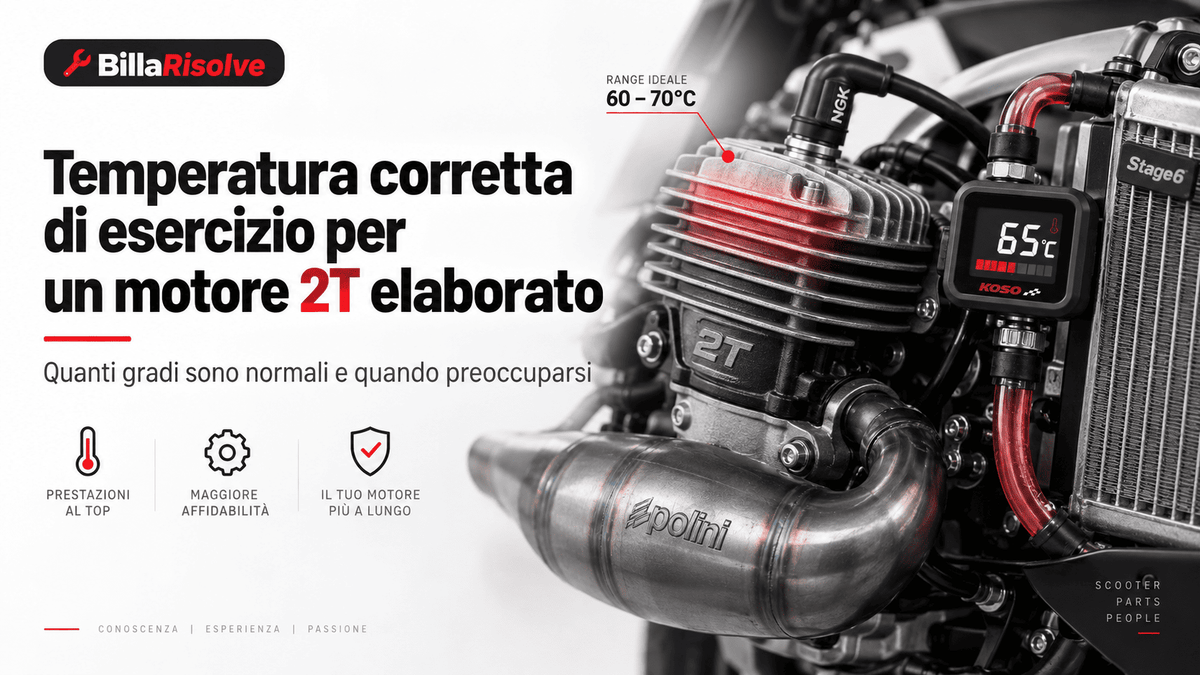 Temperatura corretta di esercizio per un motore 2T elaborato