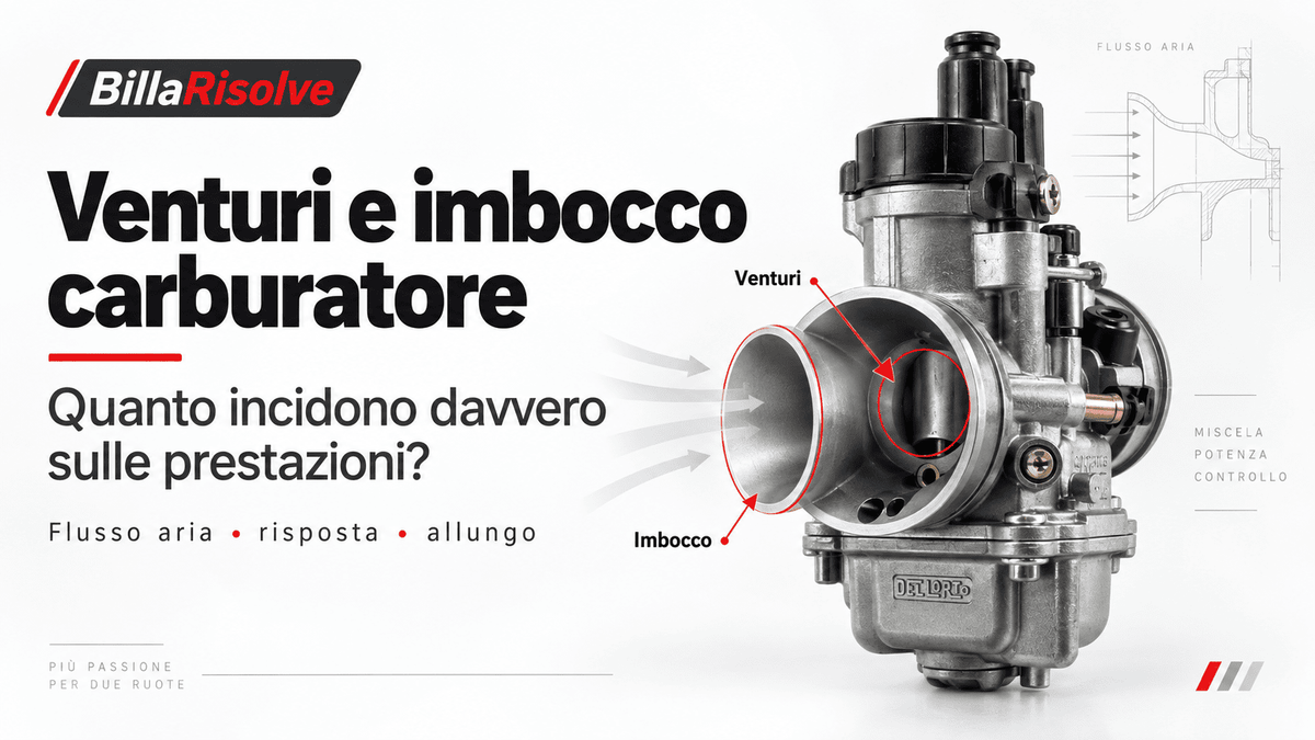 Venturi e imbocco del carburatore: quanto incidono sulle prestazioni?