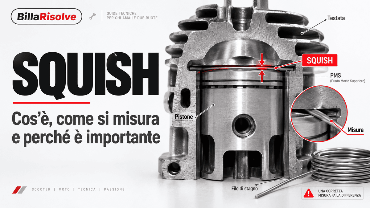 Squish motore 2T: cos’è, come si misura e perché è importante