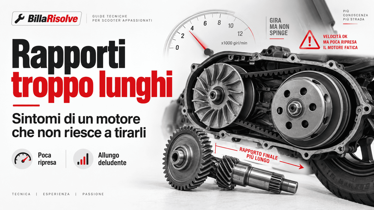 Rapporti troppo lunghi: come capire se il motore non riesce a tirarli