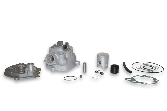 3112199 gruppo termico malossi 50cc d.40,3 aprilia rs 50 2t lc (minarelli am 3 > 6) alluminio h2o sp.12