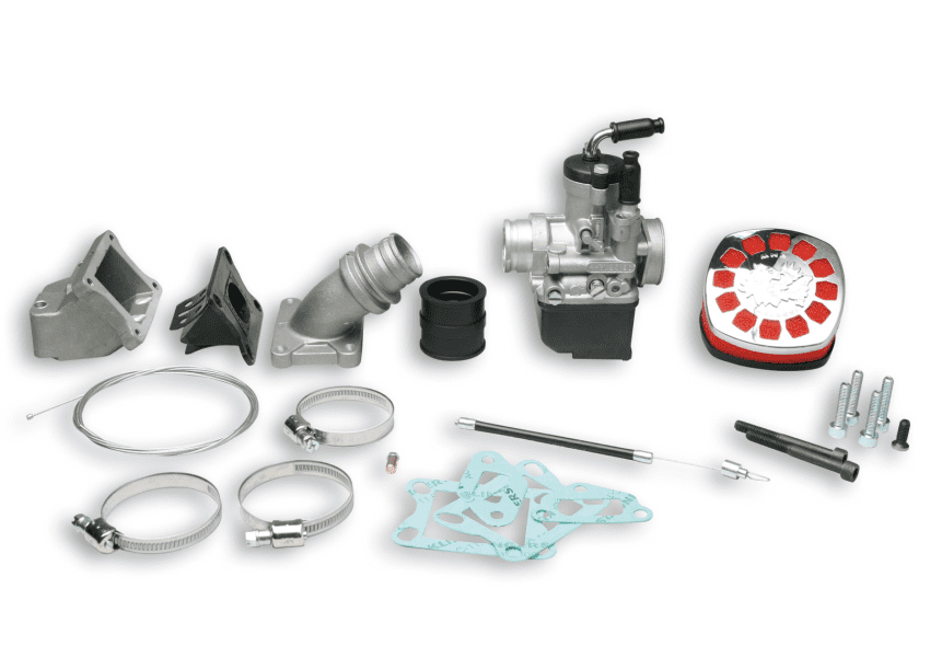 1610847 carburetor kit malossi phbl 25 b vespa et3 primavera 125 2t reed valve to the crankcase -