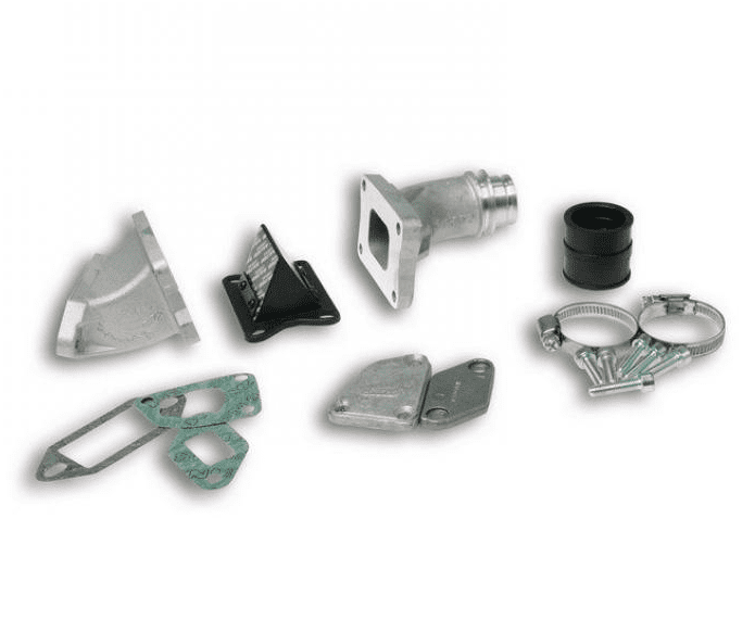 2016547 Malossi intake manifold kit Vespa ET3 Primavera 125 2T reed valve to cylinder for phbl 25 carburetor