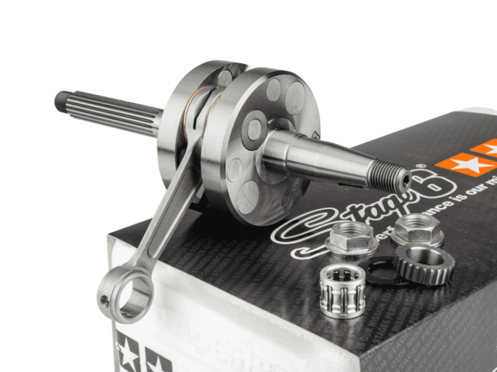 S6-7914001 Albero Motore STAGE6 R/T Biella 85mm Piaggio zip - spinotto 12 - corsa standard, COD: S6-7914001