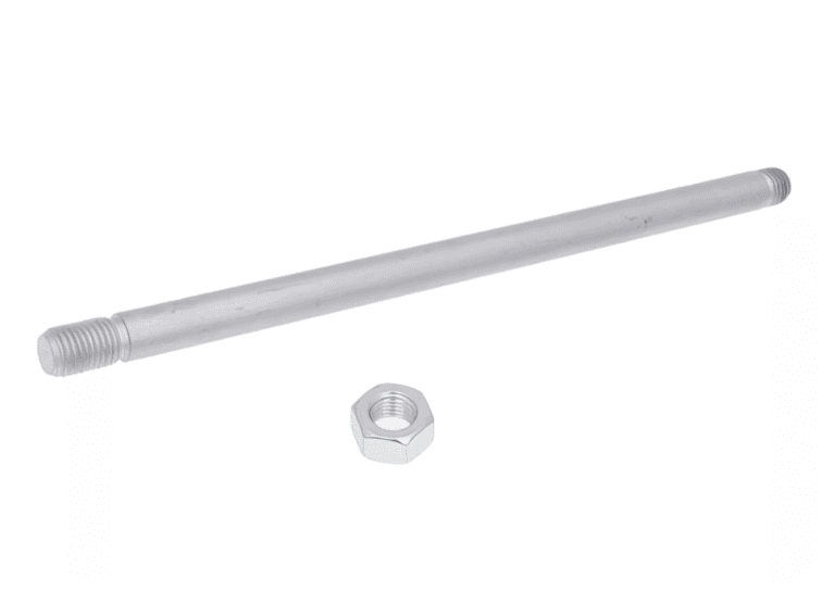 34369 Rear Wheel Axle 12mm x 240mm Derbi Senda from 2000 / Aprilia RX / SX / Gilera RCR